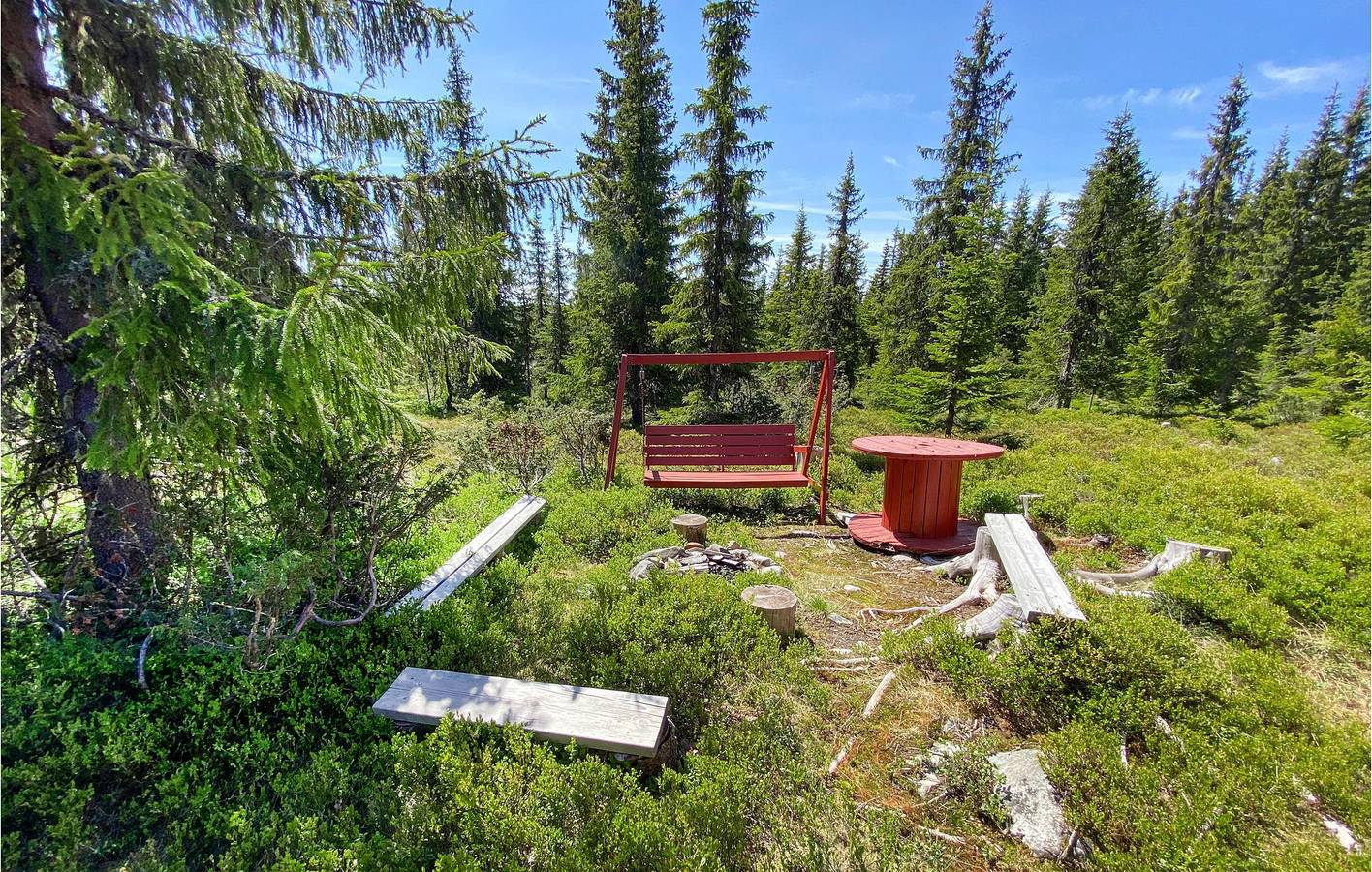 Feriehus for 6 personer med terrasse in Sjusjoen, Ringsaker 