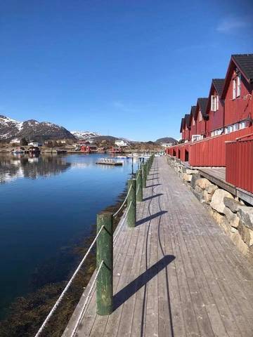 Ferienhaus für 5 Personen, mit Terrasse und Ausblick auf den Lofoten