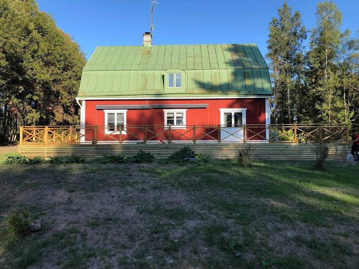 Villa för 10 Personer, med trädgård och bastu på Åland