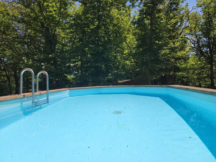 Location de vacances pour 4 personnes, avec jardin et piscine ainsi que terrasse et vue, animaux acceptés à Valgorge - 3