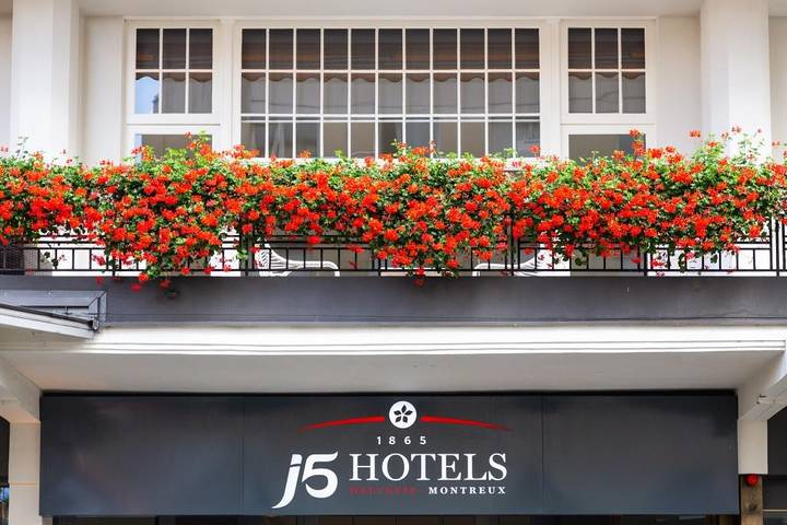 J5 Hotels Helvétie Montreux - Chambre individuelle, douche/wc in Montreux, Waadtland RDK
