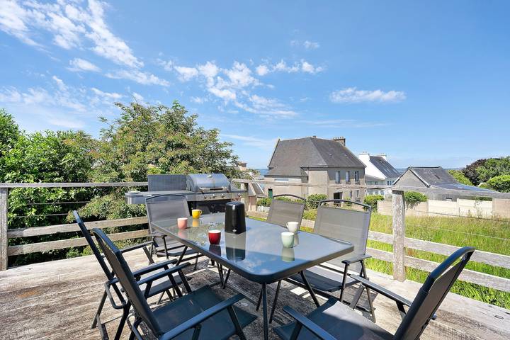 Ferienhaus 'Maison Familiale Centre De Camaret' mit Meerblick, privater Terrasse & Wlan in Camaret-sur-Mer, Châteaulin und Umgebung