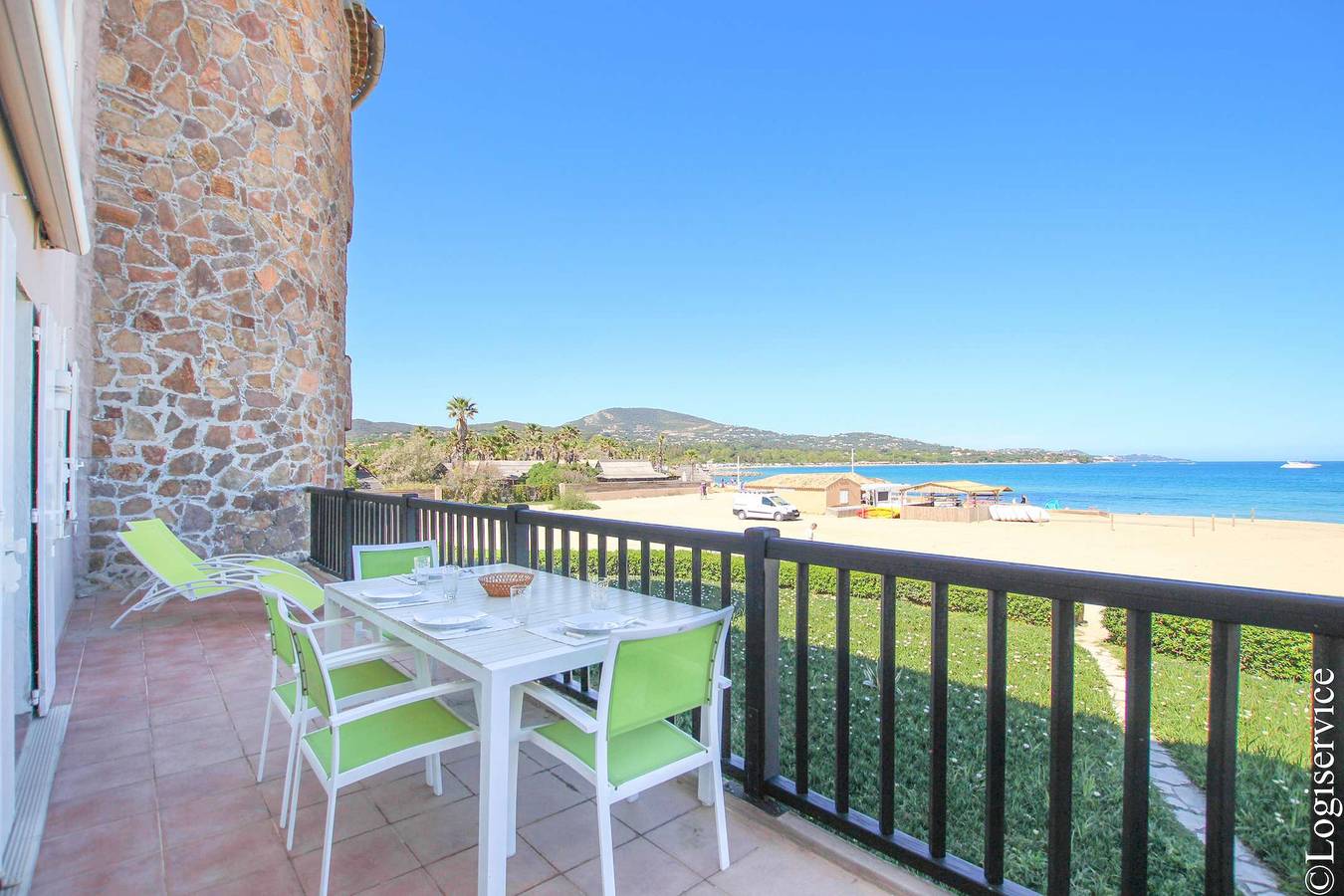 Appartement de vacances entier, Sur plage appartement pour 4 personnes vue mer in Port Grimaud, Grimaud