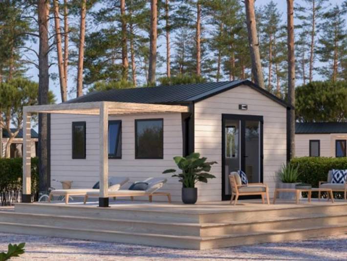 Mobil home pour 2 personnes, avec bassin pour enfant à Signes - 2