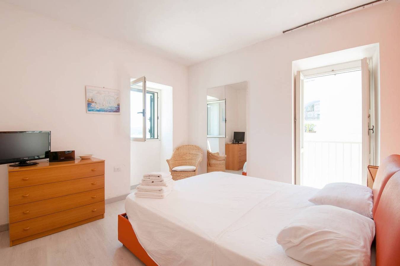 Ganze Wohnung, Romantische Wohnung in Vieste - 40 m² mit Meerblick in Vieste, Gargano