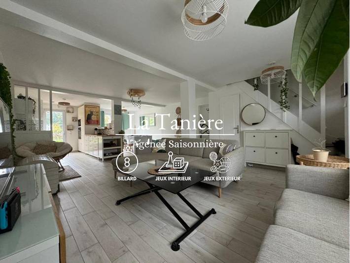 Gîte pour 6 personnes, avec jardin et terrasse, adapté aux familles à Gambais