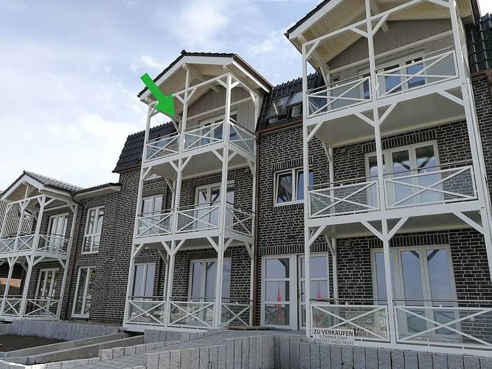 Ferienhaus mit Meerblick für 4 Personen, mit Balkon