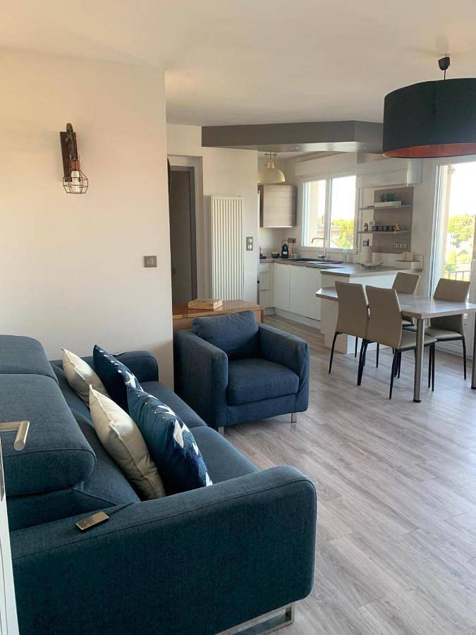 Appartement de vacances pour 5 personnes, avec balcon et vue, animaux acceptés