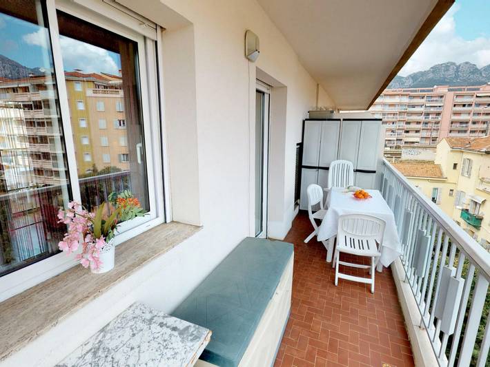 Gîte pour 2 personnes, avec balcon dans Plage Du Borrigo Menton - 2