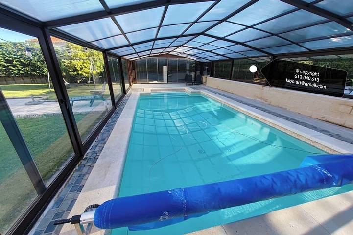Casa rural con piscina para 8 personas, con jardín en Provincia de Burgos
