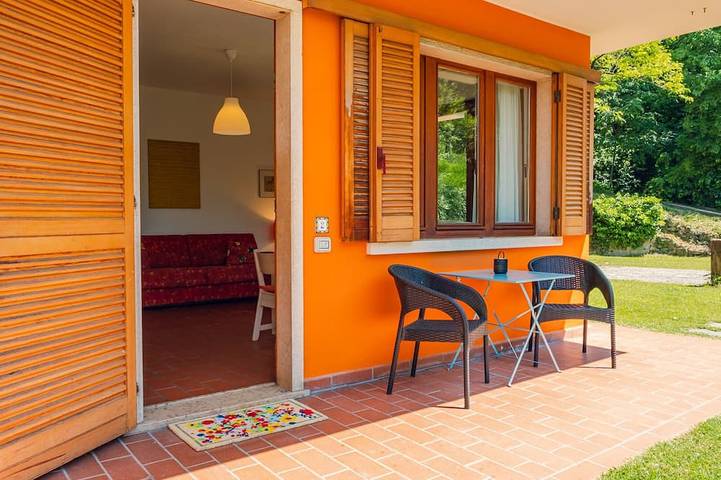Ferienhaus für 6 Personen, mit Pool und Garten, mit Haustier in Garda