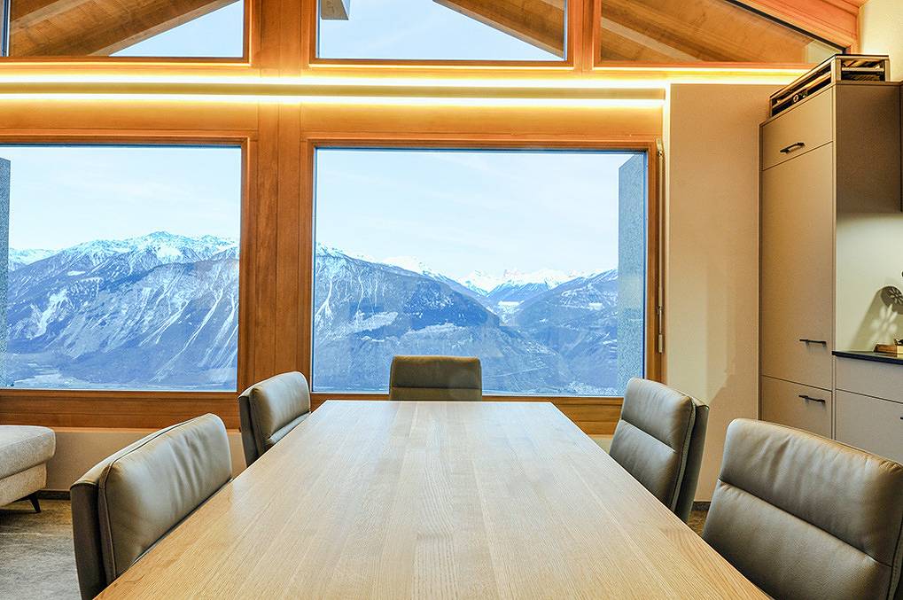 Casa vacanza per 4 persone con panorama in Mollens, Sion - Sierre e dintorni