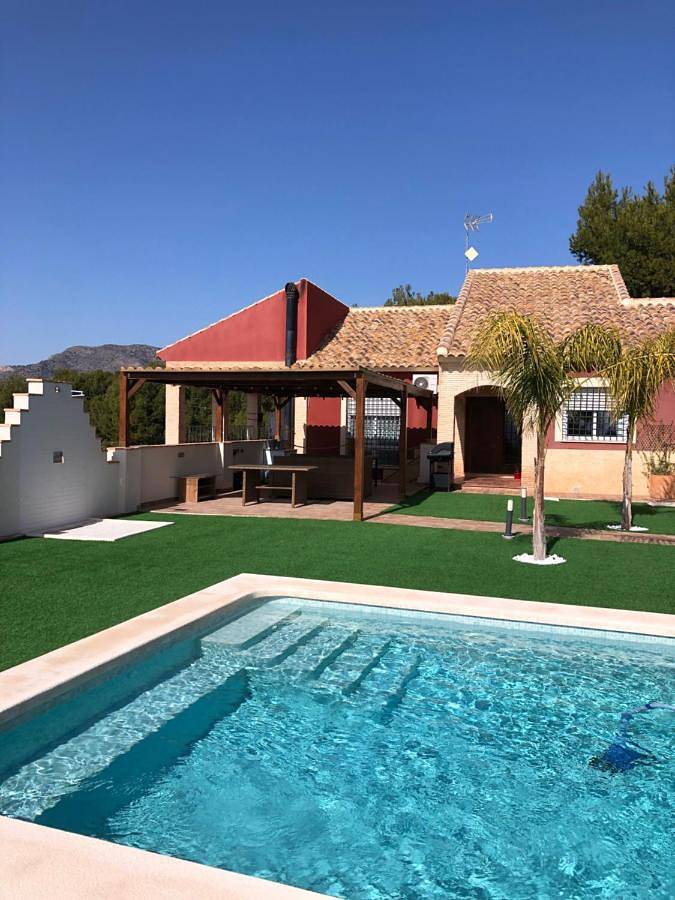 Location de vacances pour 8 personnes, avec vue ainsi que piscine et terrasse à Aledo