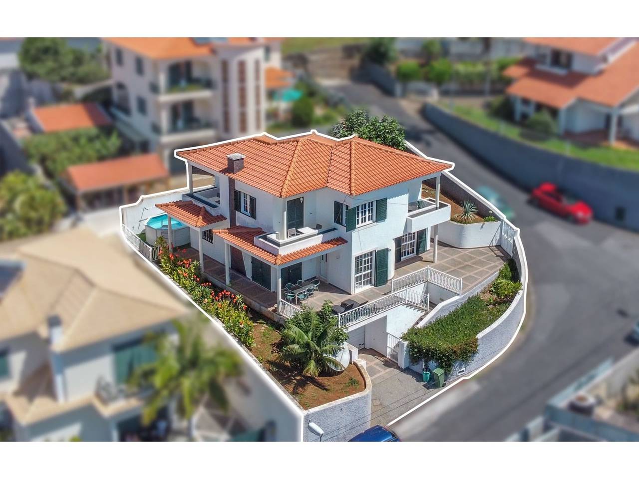 Villa mit Gartenblick in Funchal (Santa Maria Maior), Île de Madère