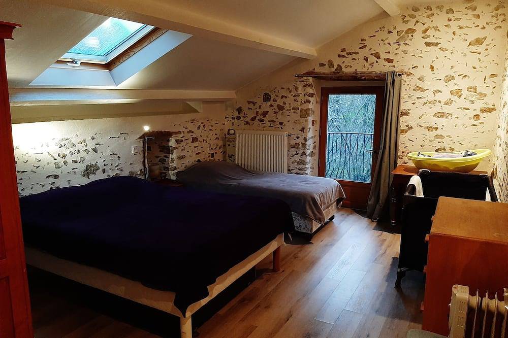 Lovely 9 bedroom house sleeping 18 with private pool in a tranquil setting. in Craon, Mayenne