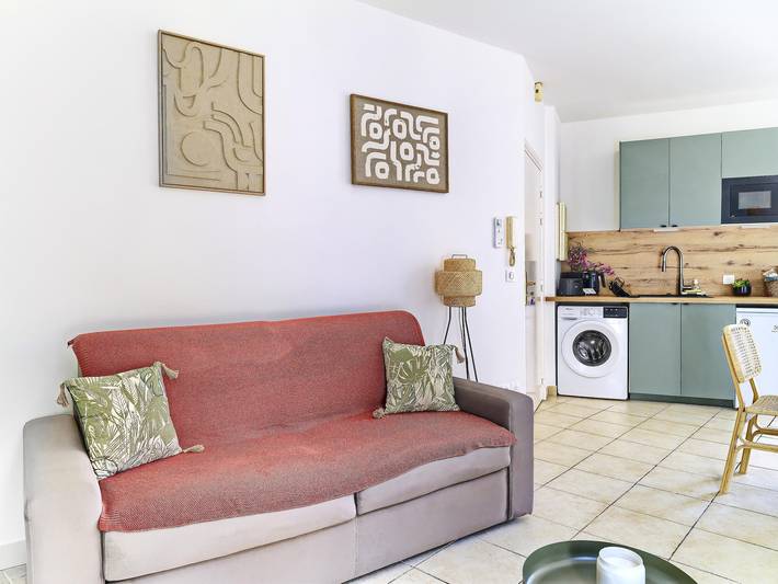 Vakantiewoning voor 3 personen, met terras in Juan-les-Pins