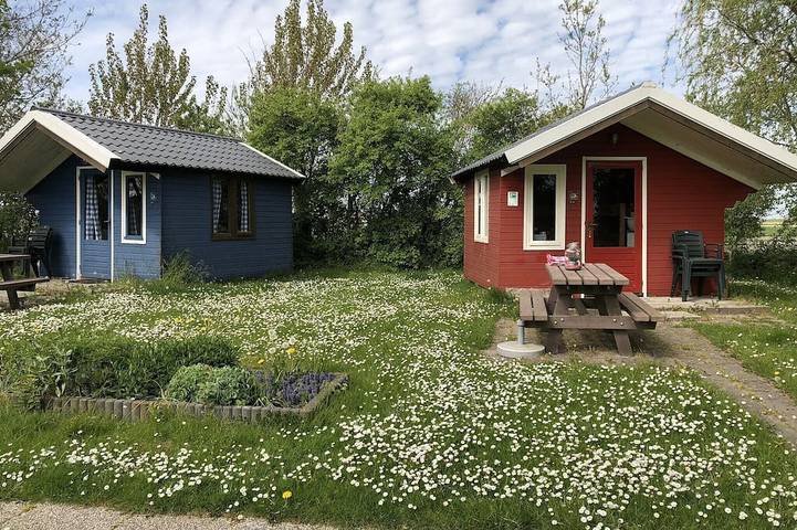 Blockhütte für 4 Personen, mit Garten in Workum