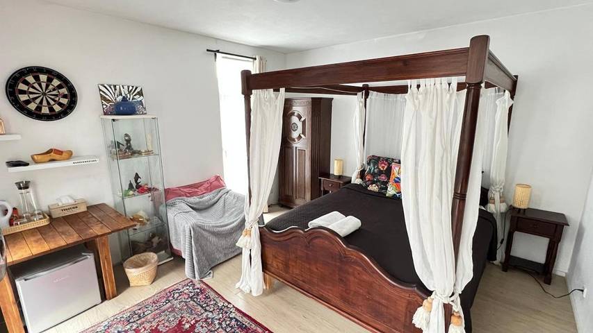 Appartement de vacances pour 4 personnes, avec jardin ainsi que vue et terrasse
