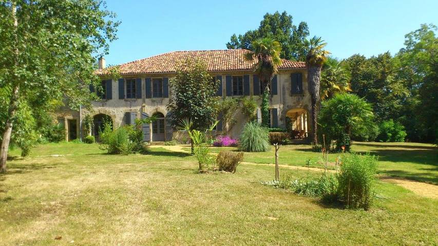 Chambre d’hôte pour 2 personnes, avec Terrasse ainsi que Jardin et Vue à Le Houga