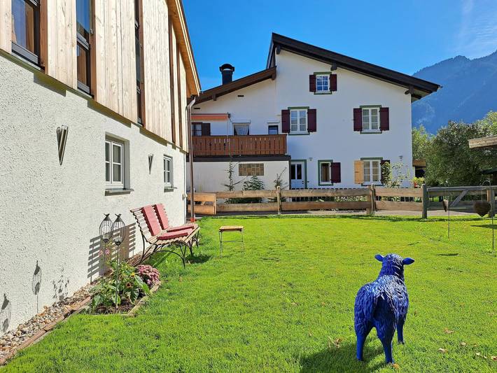Ganze Ferienwohnung, Ferienwohnungen im Lüftlmalereck, Mussldomahaus - Ferienwohnung "Sonnengelb" in Oberammergau, Bayerische Alpen