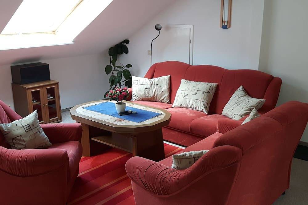 Ganze Wohnung, Ferienwohnung / Ferienhaus im Südharz / Wohnung im Dachgeschoss 65 m2 in Wieda, Harzvorland
