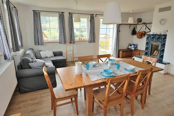 Apartament wakacyjny dla 4 osób, z Taras i Ogród w Bedřichov (Jablonec nad Nisou District)