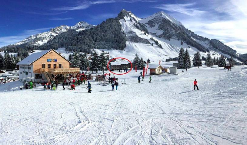 Appartement de vacances pour 6 personnes, avec terrasse ainsi que vue et sauna