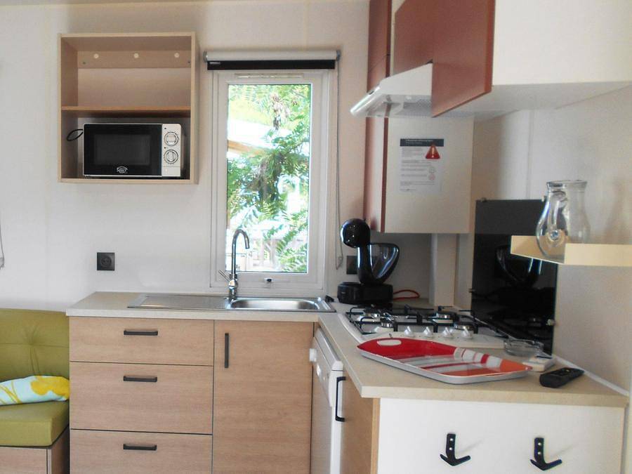 Camping Tikayan Domaine du Golfe de Saint Tropez - Mobilhome 8 personnes - Texas Confort. in Grimaud, Région de Draguignan