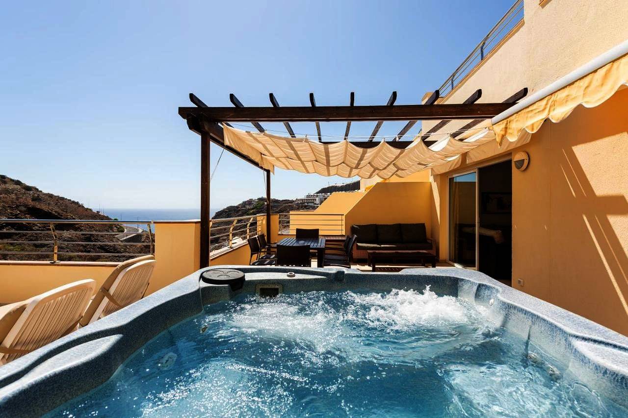 Aparthotel para 10 personas con terraza in Puerto Rico (Gran Canaria), Mogán