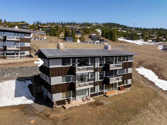 Ganze Wohnung, Ferienwohnung für 6 Personen mit Balkon in Hafjell, Øyer