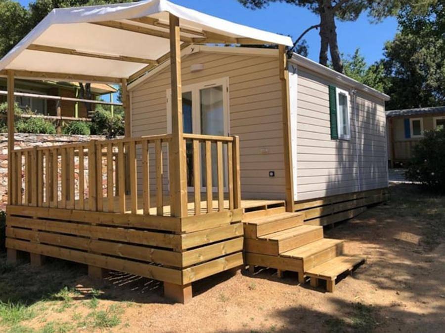 Camping West  - Mobilheim 2 personen - Confort Evo 20 m² (Haustiere verboten) in La Clarté (Perros-Guirec), Perros-Guirec