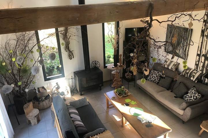 Location de vacances pour 8 personnes, avec Terrasse et Jardin à Beauval-en-Caux