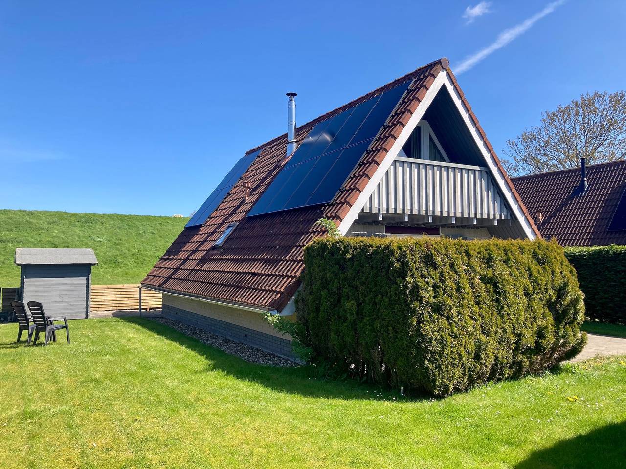 Gemütliches Haus Am Deich in ruhiger Lage am Lauwersmeer in Oostmahorn, Dongeradeel