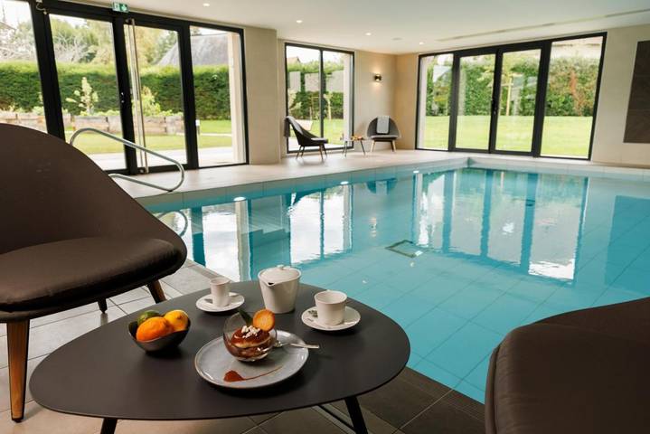 Appart’hôtel pour 6 personnes, avec sauna ainsi que piscine et jardin, animaux acceptés