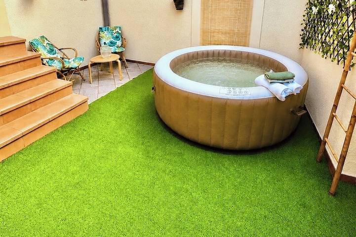Cottage für 8 Personen, mit Balkon und Garten sowie Whirlpool, mit Haustier - 1