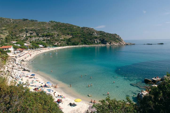Vakantiewoning voor 4 personen, with zwembad and tuin as well as terras, met huisdier in Marina di Campo