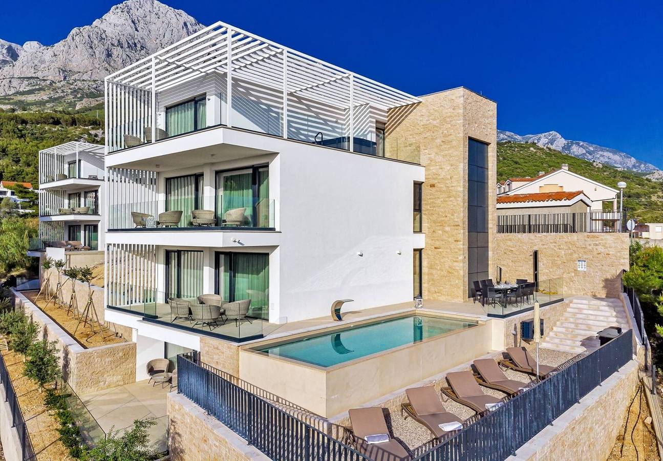 Villa for 8 personer med hage in Promajna, Makarska Riviera