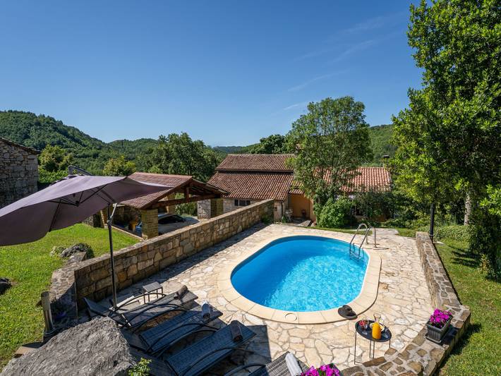 Ferienhaus für 7 Personen, mit Garten, mit Haustier in Buzet