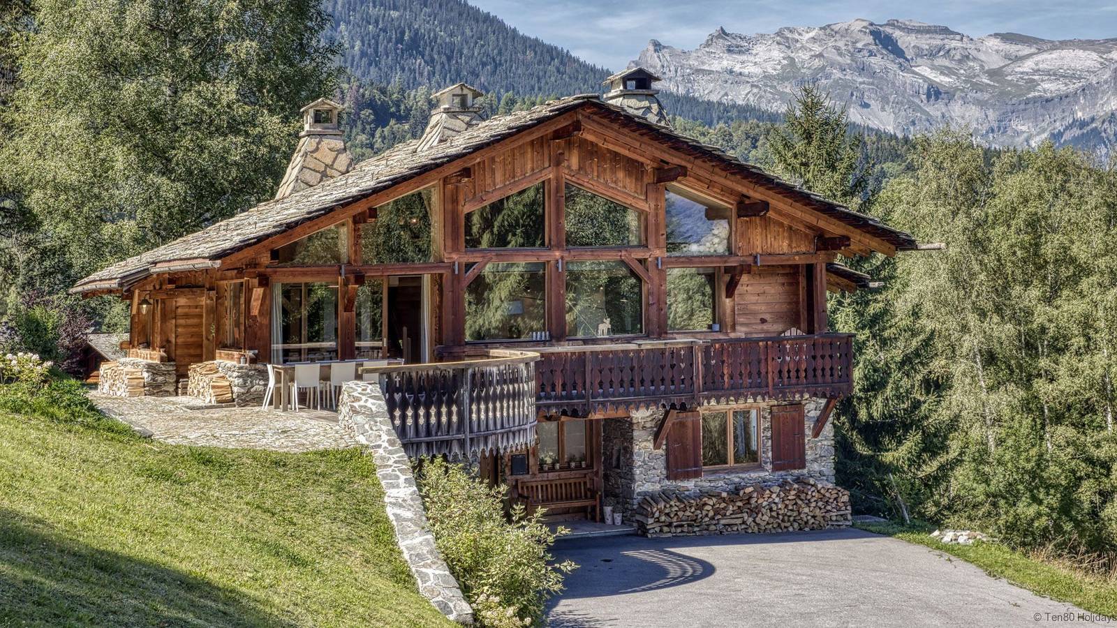 Chalet voor 10 personen met balkon in Les Houches, Mont Blanc-massief