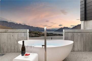 Gîte pour 2 personnes, avec vue ainsi que jardin et vue sur le lac à Queenstown