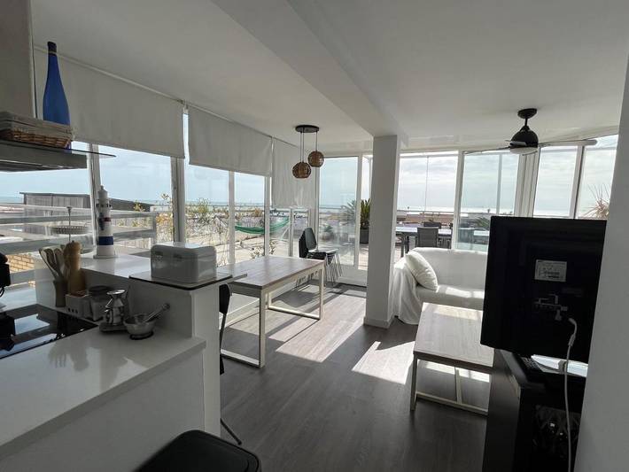 Apartamento para 7 personas, con Balcón y Terraza además de Jardín y Vistas en Lepe