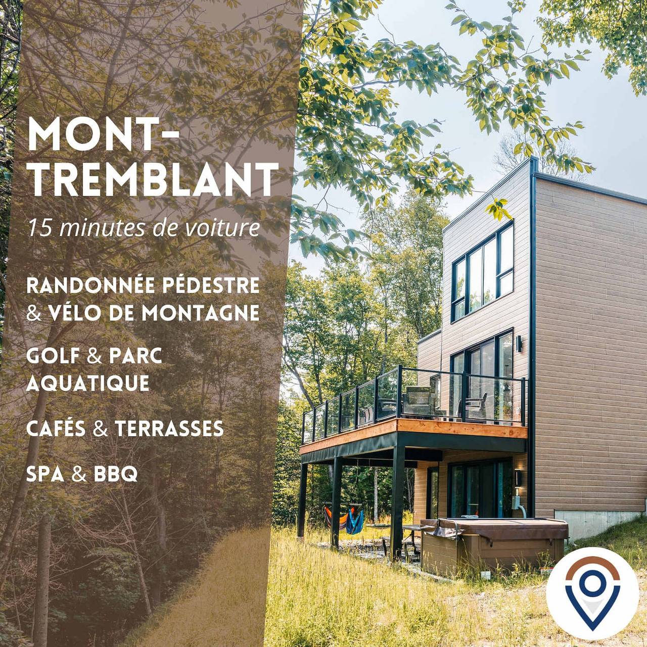 Y ti de Tremblant - Spa Forest Charm in La Conception, Quebec