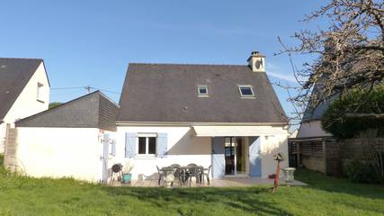 Gîte pour 5 personnes, avec terrasse et jardin à Plougoumelen