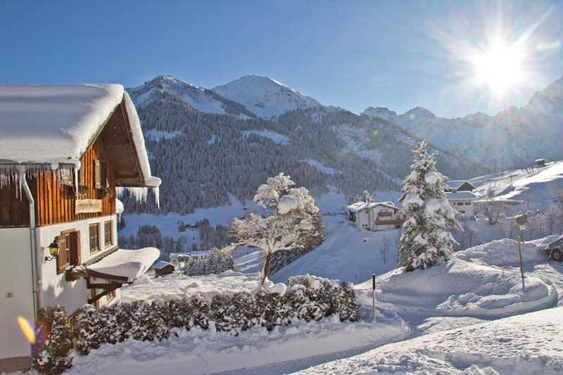 Haus Bergfelder in Hirschegg Kleinwalsertal, Mittelberg