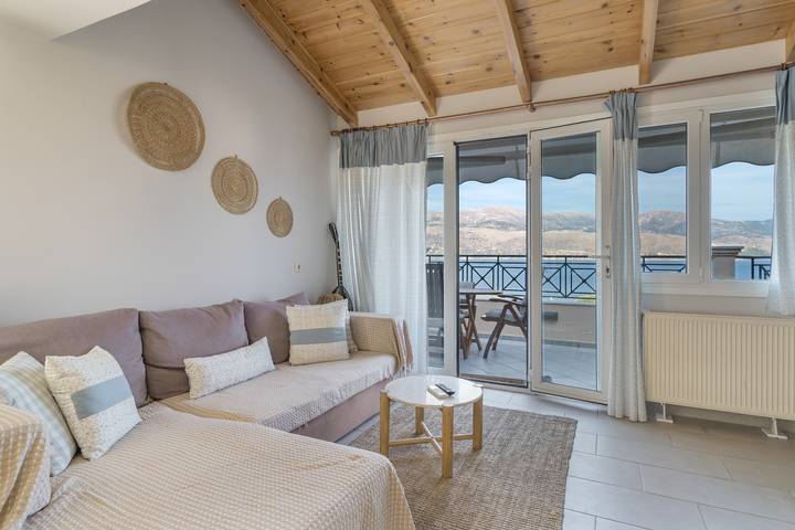 Ferienwohnung mit Meerblick für 5 Personen, mit Balkon in Griechenland