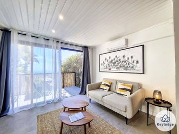 Studio pour 2 personnes, avec terrasse dans DOM-TOM