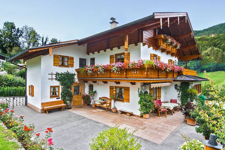 Ferienwohnung für 2 Personen, mit Balkon und Garten in Marktschellenberg