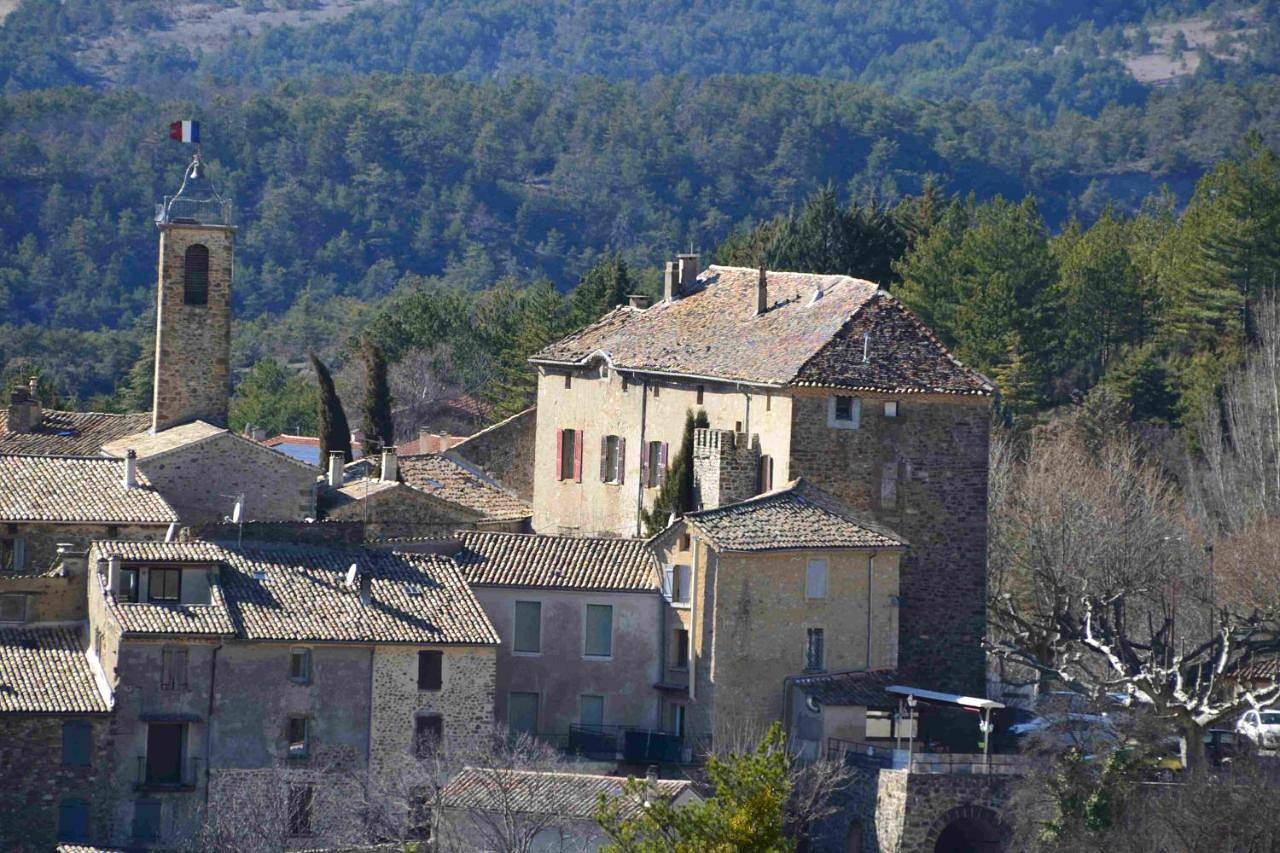 Twin Room with Mountain View in Rosans, Région de Gap