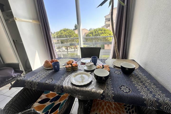 Appartement entier, L'Elysée - P2 avec parking proche de la plage in Port Camargue, Le Grau-du-Roi