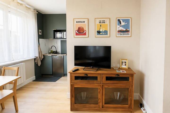Apartamento entero, Quiet ground-floor studio apartment near the tram in Estrasburgo, Región de Estrasburgo